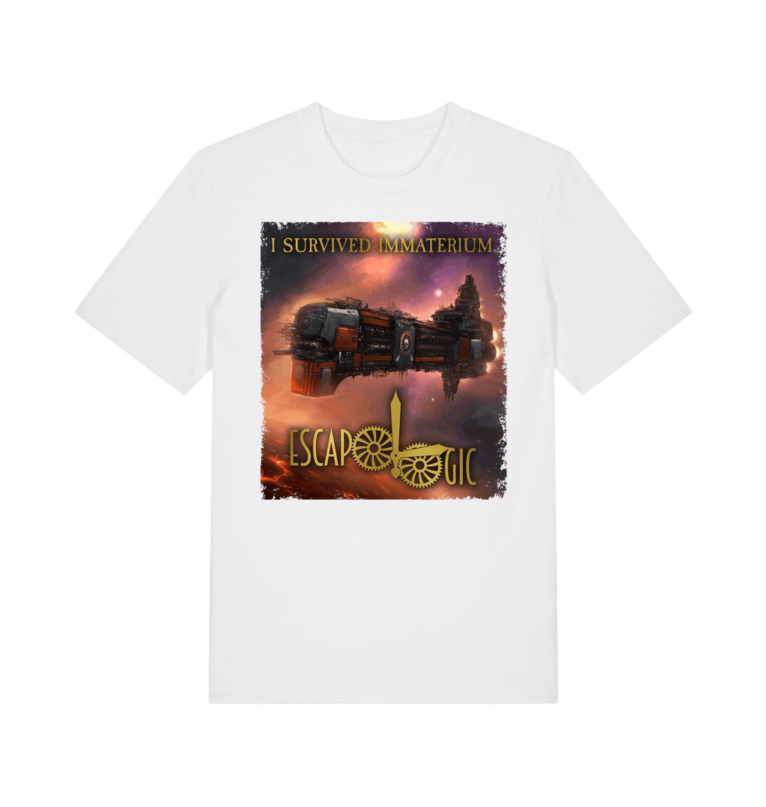 White Printed T-shirt Front